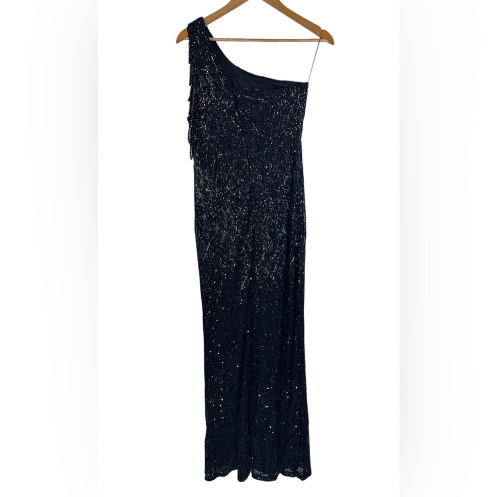 BABEYOND Embellished Sequin Asymmetric Dress Size Medium NWT - Picture 7 of 13